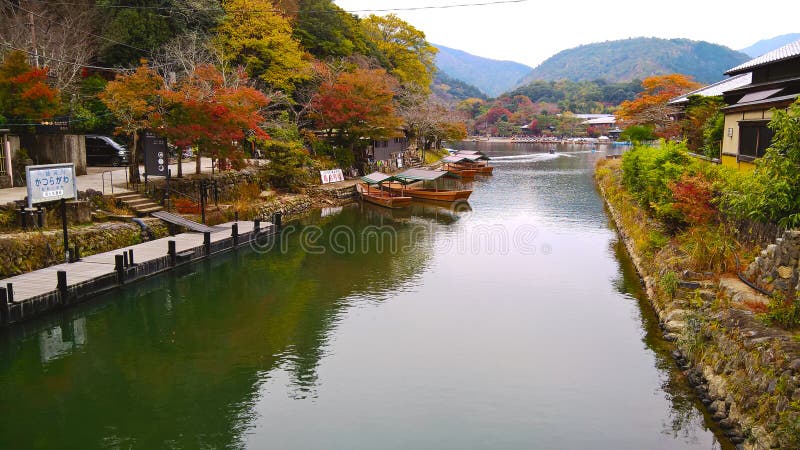 Visiting Autumn at Hozugawa River in Japan 3